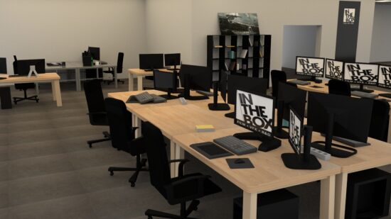 Intérieur d'une entreprise modélisé.